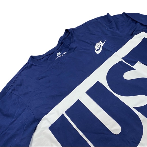 Nike "Just Do It" Navy Long Sleeve Tee - Picture 5 of 5